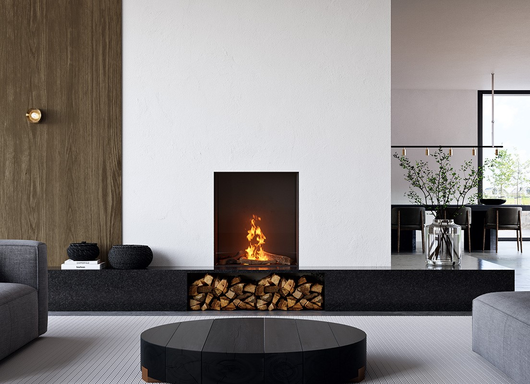 Element 4 Sky Front Bio | 105-185 cm hoog | Bio-ethanol haard