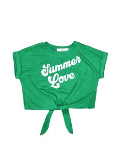 Summer Love Crop Top - Green