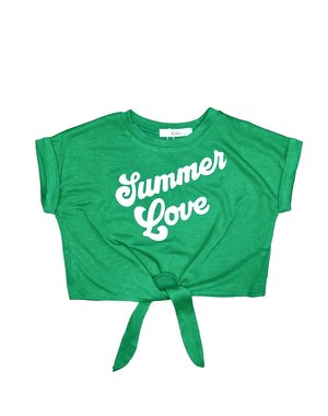  Summer Love Crop Top - Green