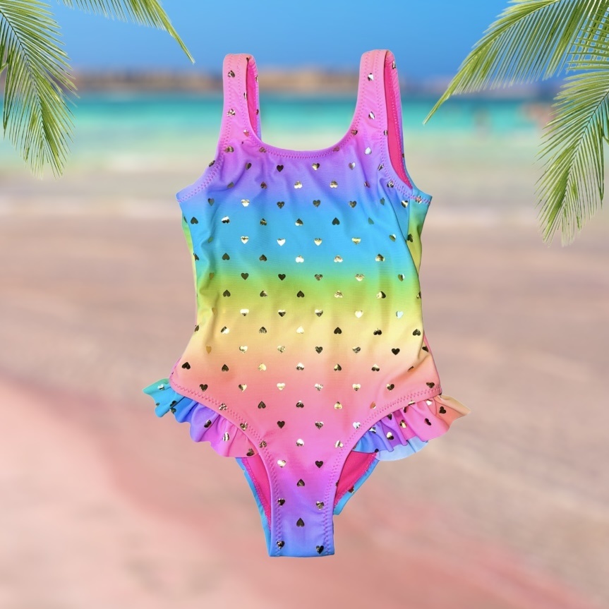 Rainbow swimsuits deals