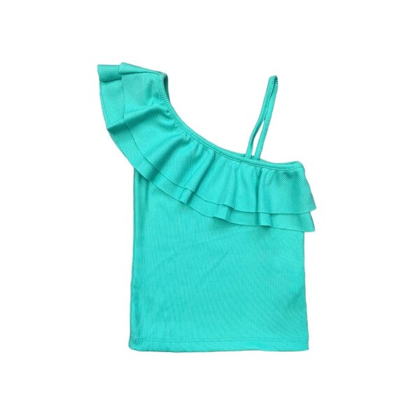 One Shoulder Top - Mint