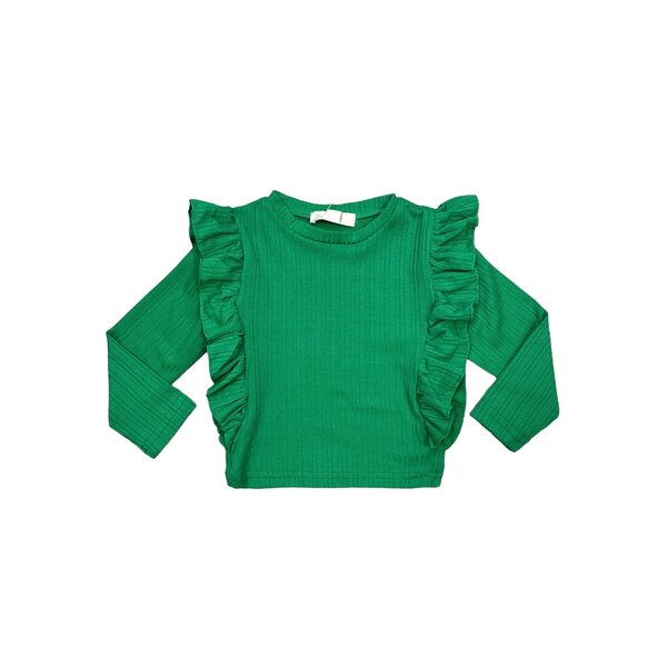 Happy Ruffle Top - Green