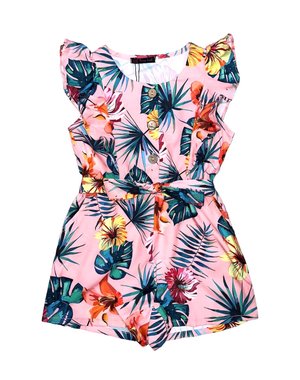  Fanny Tropical Jumpsuit - Pink