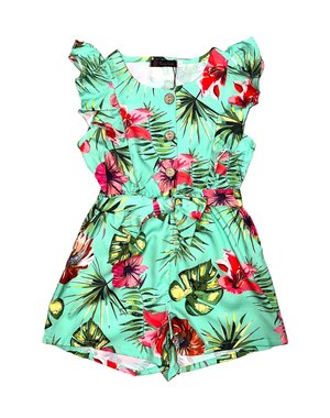  Fanny Tropical Jumpsuit - Mint