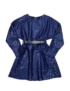 Super Sparkle Dress - Navy Blue