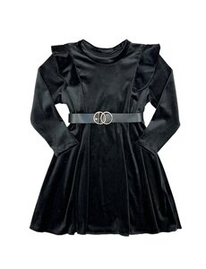 Vivi Velvet Dress - Black