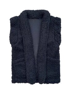Teddy Gilet - Black