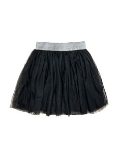 Sparkle Band Skirt - Black/Zilver