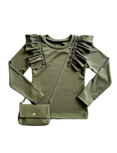 Lilly Top - Army Green