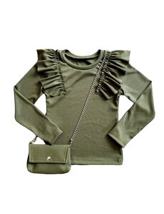 Lilly Top - Army Green
