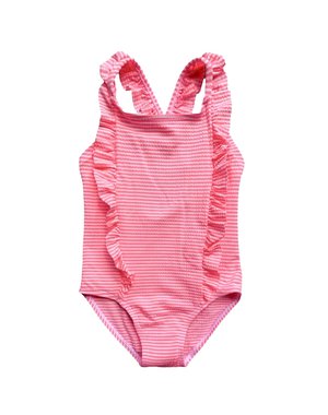  Striped Swimsuit - Pink