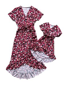  Mommy & Me Summer Dress - Fuchsia