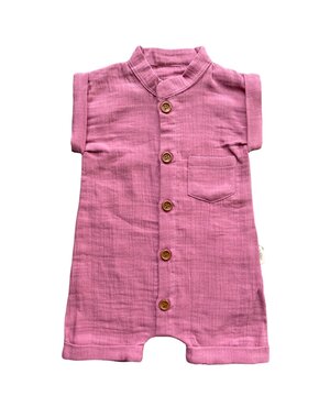  Worker Jumpsuit - Cassis Pink