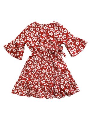  Flower dress - Red