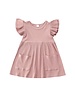  Pocket Ruffle Dress - Light Pink