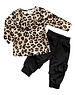  Luna Leopard Set - Black