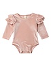  Velvet Ruffle Body - Pink