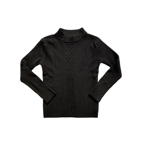 Cable Sweater - Black