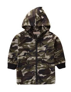 Camouflage Dino Coat - Army Green