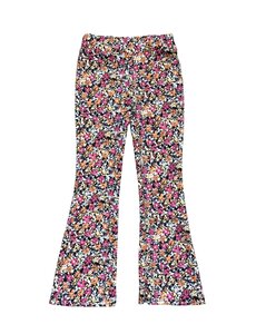 Fien Flower Flared - Black/Orange/Pink