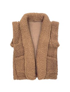 Teddy Gilet - Caramel
