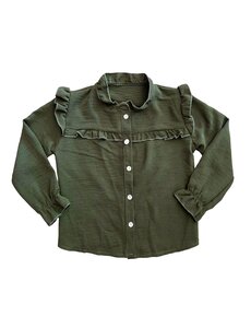 Bella Blouse - Army Green