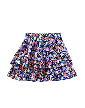  Fancy Flower Skirt - Pink/Purple
