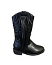  Fringe Cowboy Boots - Black