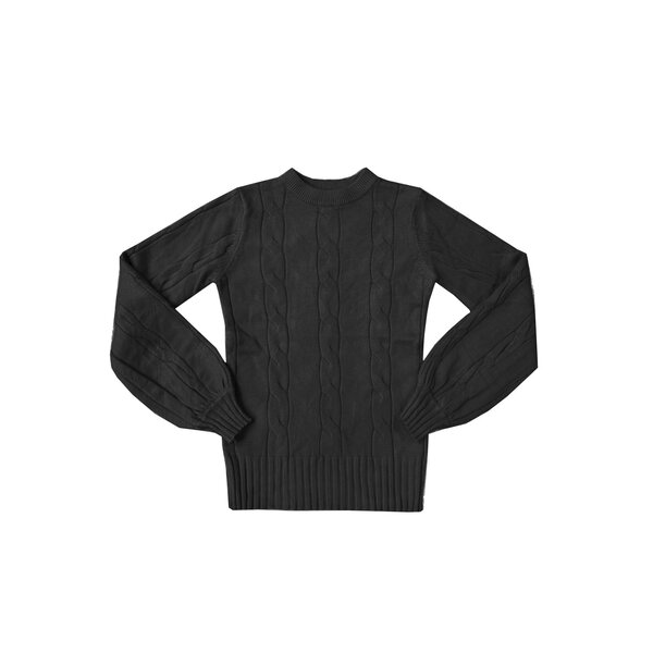 Super Soft Cable Sweater - Black