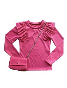 Lilly Top - Bright Pink