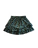  Lovely Leopard Skirt - Black/Army Green