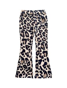 Super Soft Leopard Flared - Beige