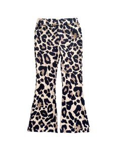  Super Soft Leopard Flared - Beige