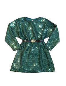  Super Sparkle Dress - Christmas Green