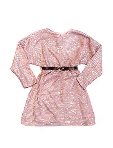 Super Sparkle Dress - Blush Pink
