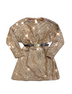 Super Sparkle Dress - Golden Bronze