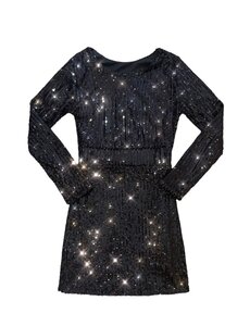 Perfect Sparkle Dress - Shiny Black