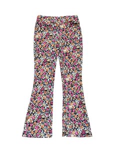 POLY Fien Flower Flared - Black/Orange/Pink