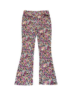  POLY Fien Flower Flared - Black/Orange/Pink