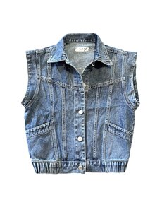 Denim Gilet - Blue