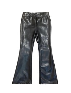 Leather Flared - Black