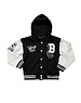  Varsity Hoody Vest - Black/White