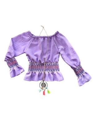  Boho Top - Lila