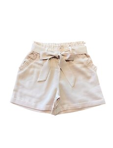 Romy Ruffle Shortje - Beige