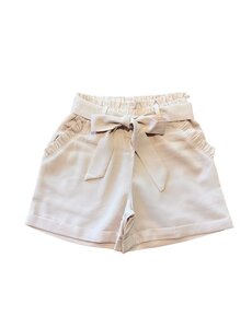  Romy Ruffle Shortje - Beige