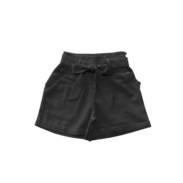 Romy Ruffle Shortje - Black