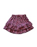  Lauren Leopard Skirt - Fuchsia