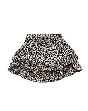  Lauren Leopard Skirt - Beige