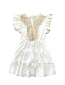  Pretty Sunshine Dress - White