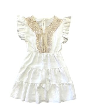  Pretty Sunshine Dress - White